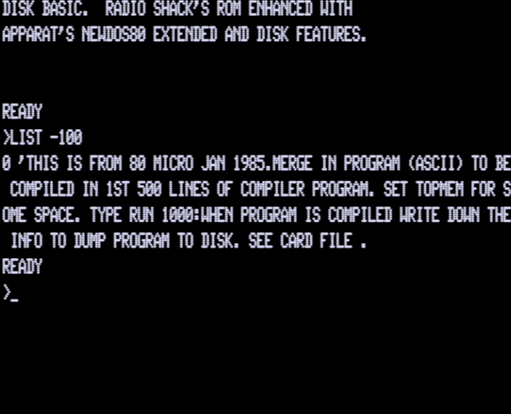Screen shot